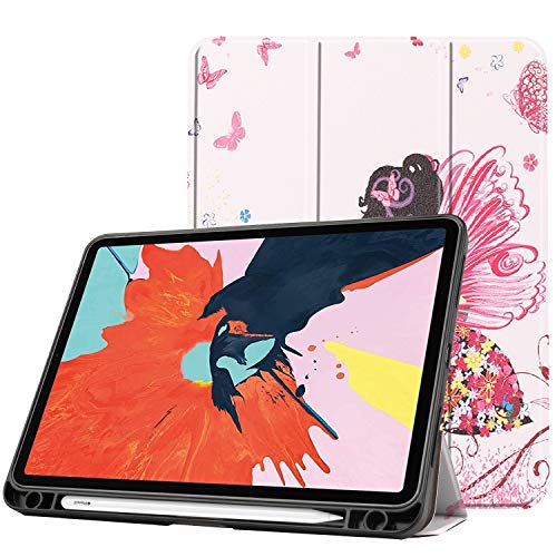 Case2go - Hülle kompatibel mit Apple iPad Air 11 (2024) / Apple iPad Air 10.9 (2022/2020) - - Kunstleder Tablet Case Schutzhülle - Blumenfee von Case2go