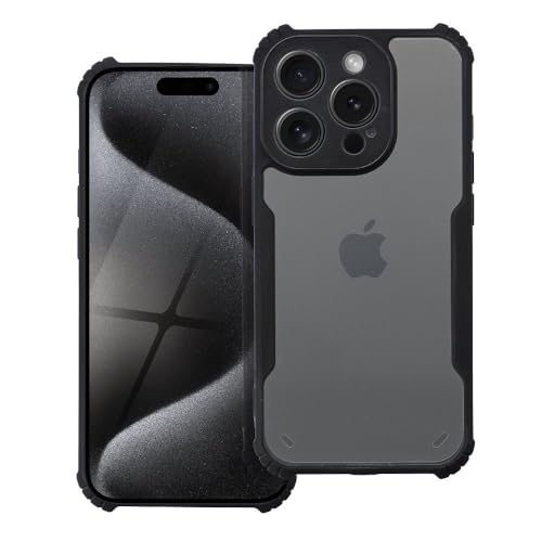 Case2go - Hülle passend für Xiaomi Redmi Note 12 Pro 5G - Stoßfest Back Cover - Anti Drop Case - Schwarz von Case2go