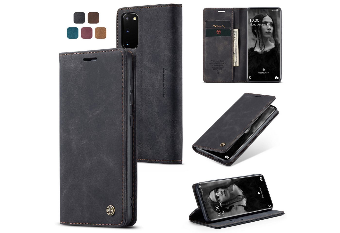 CaseMe Handyhülle Caseme Handyhülle für Xiaomi Xiaomi Redmi Note 10-Schwarz von CaseMe