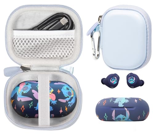 CaseSack Schutzhülle für iJoy Disney Lilo und Stitch Bluetooth-Ohrhörer (blau) von CaseSack