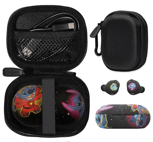 CaseSack Schutzhülle für iJoy Disney Lilo und Stitch Bluetooth-Ohrhörer (schwarz) von CaseSack