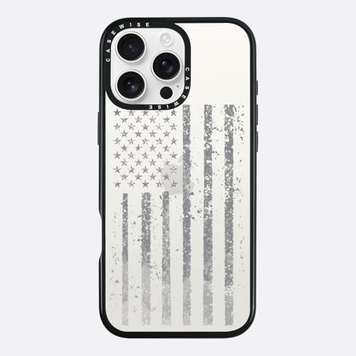 CaseWise für iPhone 11 Pro Hülle kompatibel mit MagSafe, Funktionale Handyhülle mit American Grunge 2, Ultradünn, Kratzfest, Für iPhone 11 Pro in Schwarz von CaseWise