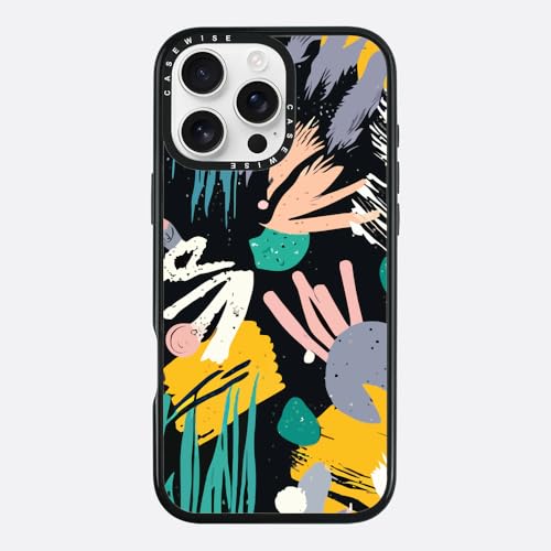 CaseWise für iPhone 11 Pro Hülle mit dem Bild Odyssee im Weltraum, Handyhülle kompatibel mit MagSafe, Stoßfest, Einzigartiges Beautiful Patterns-Design in Schwarz von CaseWise