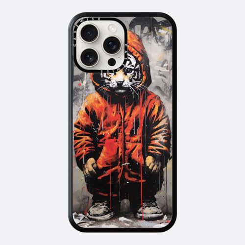 CaseWise für iPhone 13/14 Hülle mit Tiger Lil gestaltet von Zenzdesign, Handyhülle kompatibel mit MagSafe für iPhone 13/14, Stoßfest und Kratzfest von CaseWise