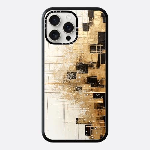 CaseWise für iPhone 14 Pro Max Hülle mit ABSTRAKTE Kunst Wachstum gestaltet von Melanie Viola, Kratzfeste, Ultradünne Schutzhülle, Stilvolles Abstract-Design, Weiß von CaseWise