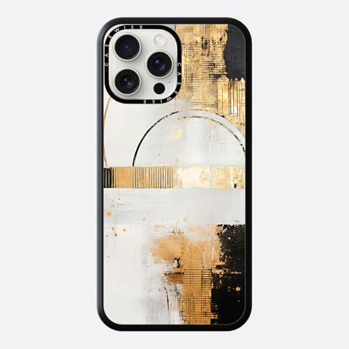 CaseWise für iPhone 15 Pro Hülle kompatibel mit MagSafe, Schutzhülle mit ABSTRAKTE Kunst Leichtigkeit gestaltet von Melanie Viola, Ultradünn, Kratzfest, Stilvolles Design in Weiß von CaseWise