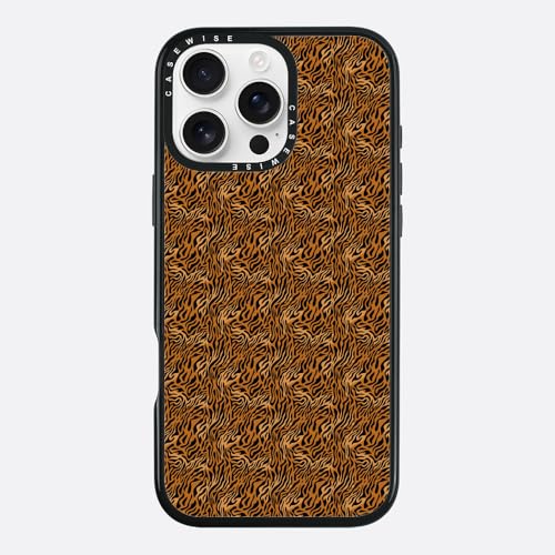 CaseWise iPhone 11 Hülle kompatibel mit MagSafe - Minimalistische Handyhülle für iPhone 11 kompatibel mit MagSafe, Mattes Finish, Stoßfest und Kratzfest, Zebra Tanzt im Dunkeln in Braun von CaseWise