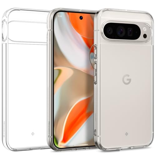 Caseology Capella für Google Pixel 9 Pro XL Hülle [Made for Google] [Ultra Clear] Seitengriffmuster Schutzhülle für Google Pixel 9 Pro XL – Kristallklar von Caseology