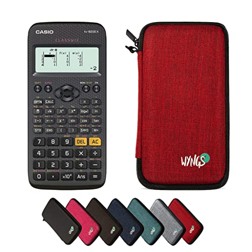Casio fx-82DE X inklusive Schutztasche von WYNGS in Rot - Basic Set Casio fx-82DE X inklusive Schutztasche von WYNGS in Rot - Basic Set von Casio