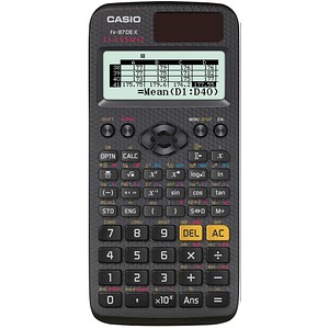 CASIO FX-87DE X Wissenschaftlicher Taschenrechner schwarz von Casio