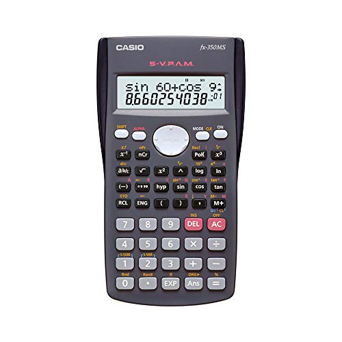 Casio FX-350MS wissenschaftlicher Taschenrechner, nicht programmierbar, 240 Funktionen Casio FX-350MS wissenschaftlicher Taschenrechner, nicht programmierbar, 240 Funktionen von Casio