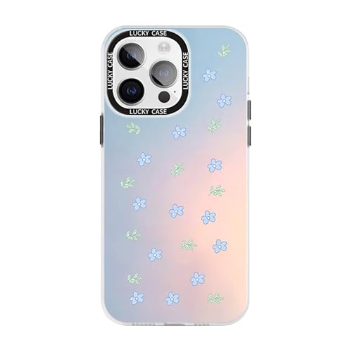 CasurvivePro Hülle Kompatibel für iPhone 14 Pro Hülle für Damen, ultradünn stoßfest schützende Aurora Laser DIY Malerei Handyhülle für iPhone 14 Pro PB16 von CasurvivePro