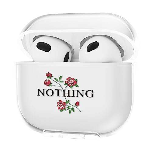 CasurvivePro Kopfhörer-Hüllen für AirPods 3 Hüllen, transparente TPU-Hüllen mit niedlichem Muster, Apple AirPods (3rd Generation) Ladehüllen von CasurvivePro