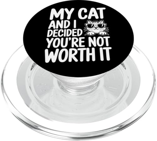 Sarkasmus Kitten Cat PopSockets PopGrip für MagSafe von Cat Clothes Cat Stuff