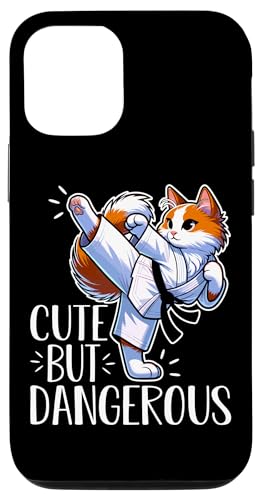 Hülle für iPhone 15 Pro Katze süß aber gefährlich von Cute But Dangerous Martial Arts Martial Artist