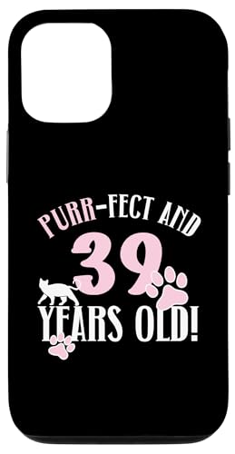 Hülle für iPhone 13 Pro 39. Geburtstag 39 Jahre alte Katze Mama Katzenliebhaber Geburtstag von Cat Mom Birthday Designs for Cat Lovers