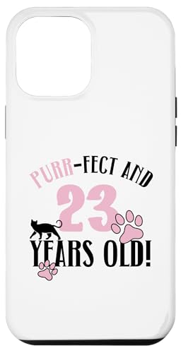 Hülle für iPhone 13 Pro Max 23. Geburtstag 23 Jahre alt Katze Mama Katzenliebhaber Geburtstag von Cat Mom Birthday Designs for Cat Lovers