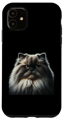 Hülle für iPhone 11 Himalaya-Katzen-Shirt, Katzengesicht, niedlicher Katzenliebhaber, Katze, Mutter, Vater, Kunst von Cat Mom and Dad Gifts for Cat Lovers