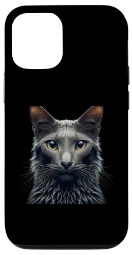 Hülle für iPhone 14 Pro Donskoy Katzen-Shirt, Katzengesicht, niedlicher Katzenliebhaber, Katze, Mutter, Vater, Kunst von Cat Mom and Dad Gifts for Cat Lovers