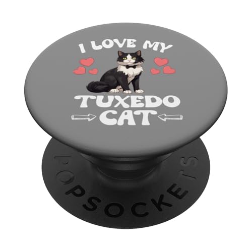 Ich liebe meine Smoking-Katze PopSockets Klebender PopGrip von Cat Pets