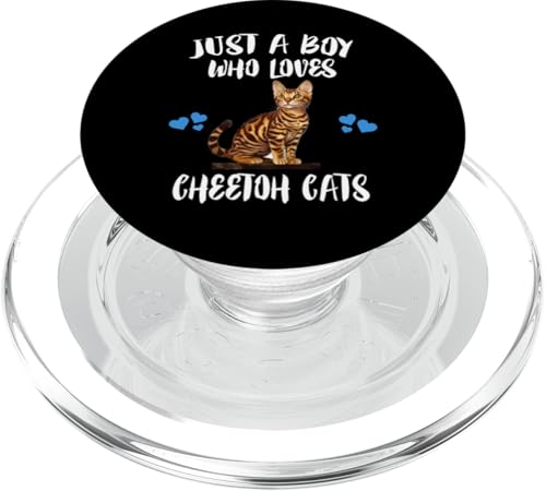 Nur ein Junge, der Cheetoh Cats liebt PopSockets PopGrip für MagSafe von Cat Pets