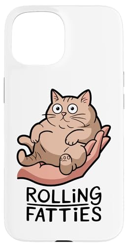 Katze Rolling Fatties Katze Hülle für iPhone 15 von Cat Rolling Fatties Gifts for Women and Men