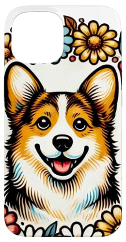 Hülle für iPhone 15 Corgi Art Corgi von Cat Snugg