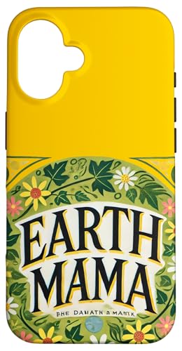 Hülle für iPhone 16 Earth Mama Göttin Illustration Earthy Mother von Cat Snugg