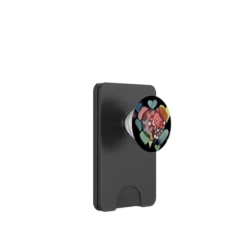 Kitty Cat Love Valentine PopSockets PopWallet für MagSafe von Cat Snugg