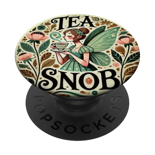 Tee Snob PopSockets Klebender PopGrip von Cat Snugg