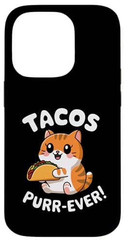 Hülle für iPhone 14 Pro Cat Tacos Purr Ever Cinco De Mayo Herren Damen von CatAxis1