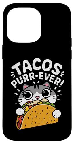 Hülle für iPhone 14 Pro Max Tacos Purr Ever Cat Cinco De Mayo Kawaii Jungen Mädchen Kinder von CatAxis1