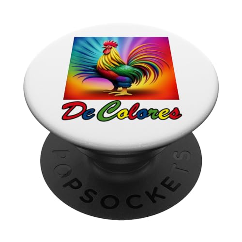 De Colores//DeColores Cursillo Regenbogenhahn PopSockets Klebender PopGrip von Catholic Life