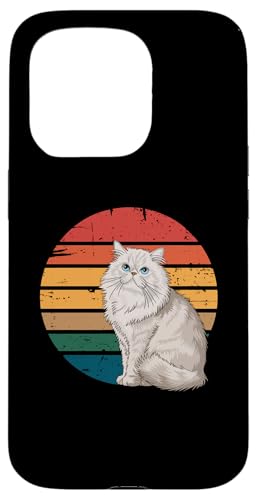 Hülle für iPhone 15 Pro Retro Perserkatze Perser Langhaar von Cats Persian Cat Lover Gifts