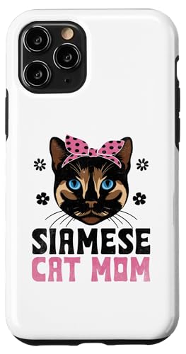 Hülle für iPhone 11 Pro Siamkatze Mom Meezer von Cats Siamese Cat Lover Gifts