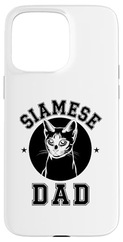 Hülle für iPhone 15 Pro Max Siamesische Papa Meezer Katze von Cats Siamese Cat Lover Gifts