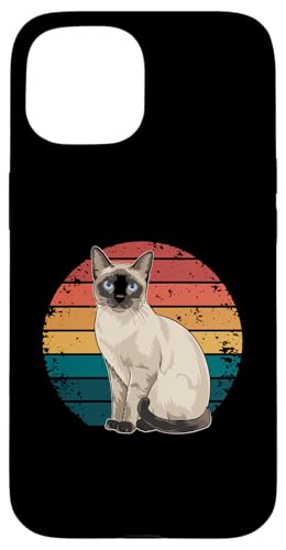 Hülle für iPhone 15 Retro Siamkatze Meezer von Cats Siamese Cat Lover Gifts