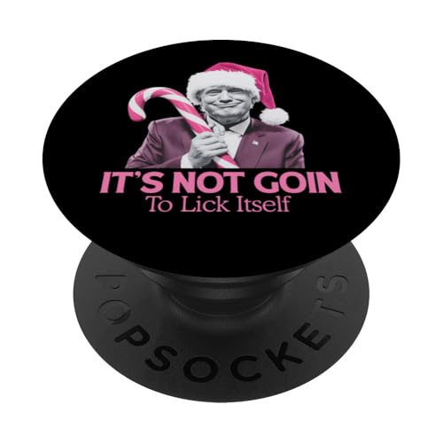 Lustiger rosa Trump Santa Christmas MAGA Holiday PopSockets Klebender PopGrip von Cats for trump