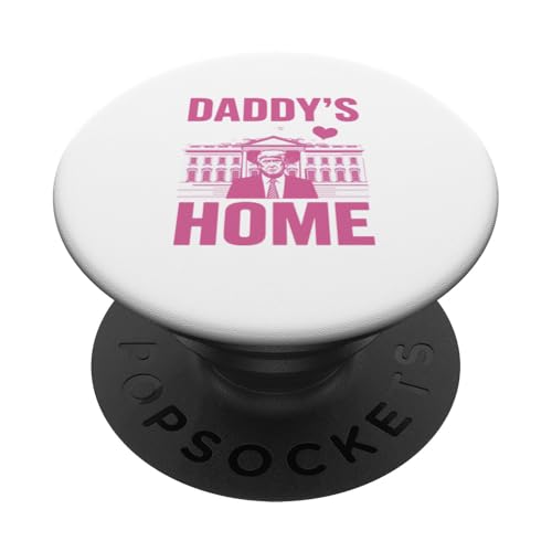 Papas Zuhause Trump Rosa 2024 Maga 2024 Trump Return 45 47 PopSockets Klebender PopGrip von Cats for trump