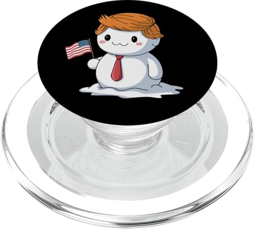 Weihnachtsmaga Weihnachten Trump Lustig Urlaub Trump Schneemann PopSockets PopGrip für MagSafe von Cats for trump