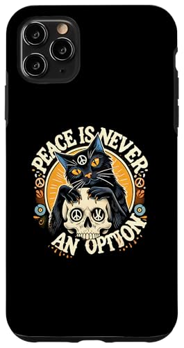 Hülle für iPhone 11 Pro Max Lustige Katze Halloween, Never an Answer Love Cats von Cattitude Merch