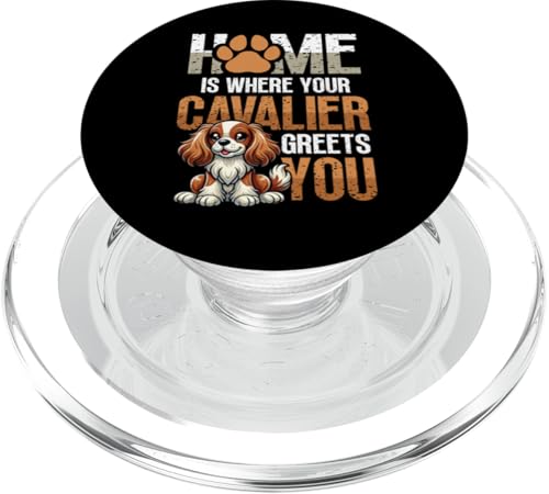 Cavalier King Charles Spaniel PopSockets PopGrip für MagSafe von Cavalier King Charles Spaniel Dog Lover Designs