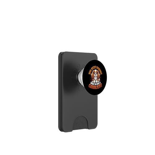 Mädchen Cavalier King Charles Spaniel PopSockets PopWallet für MagSafe von Cavalier King Charles Spaniel Dog Lover Designs