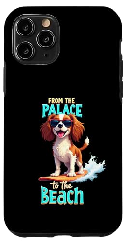 Cooler Cavalier King Charles Spaniel Surfhund Hülle für iPhone 11 Pro von Cavalier King Charles Spaniel Fun Designs