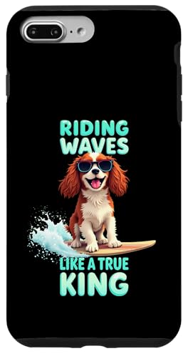 Cooler Cavalier King Charles Spaniel Surfhund Hülle für iPhone 7 Plus/8 Plus von Cavalier King Charles Spaniel Fun Designs