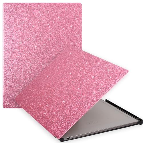 Caweet Schutzhülle für Remarkable Paper Pro 30 cm (11,8 Zoll) 2024, schlanke Hartschale, Schutzhülle mit integriertem Stifthalter und automatischer Wake/Sleep, Glitzer-Rosa von Caweet