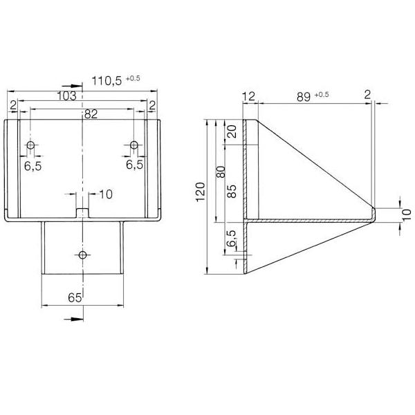 Ceag Notlichtsysteme Wandkonsole 11145000492 von Ceag Notlichtsysteme