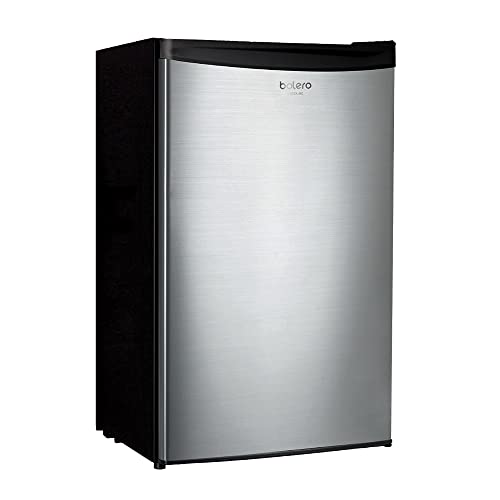 Cecotec Kühlschrank Mini Bolero CoolMarket TT 90 Inox, 90 Liter, umkehrbare Tür, einstellbare Temperaturregelung, 5 Regale und Erhaltungsfach, Edelstahl von Cecotec