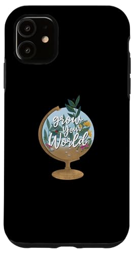 Hülle für iPhone 11 Grow Your World inspirierend von Cedar Rue