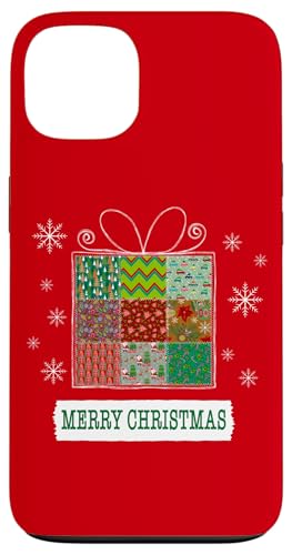 Hülle für iPhone 13 Weihnachts-Patchwork-Geschenk von Cedar Rue